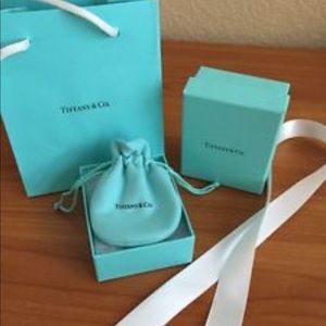 Used Tiffany & Co. jewelry packaging/travel bag